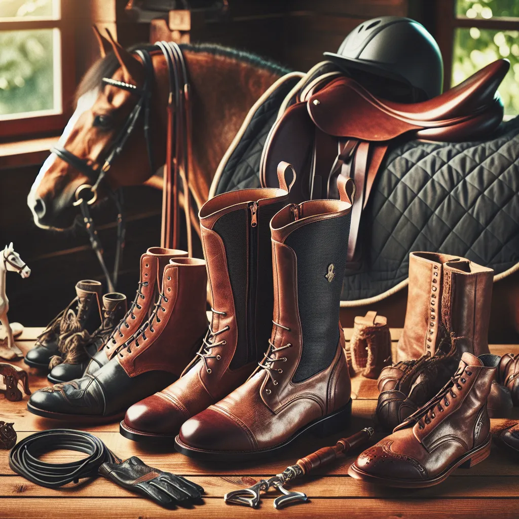 Komfort i styl w jeździe konnej odkryj idealne sztyblety i sprzęt jeździecki