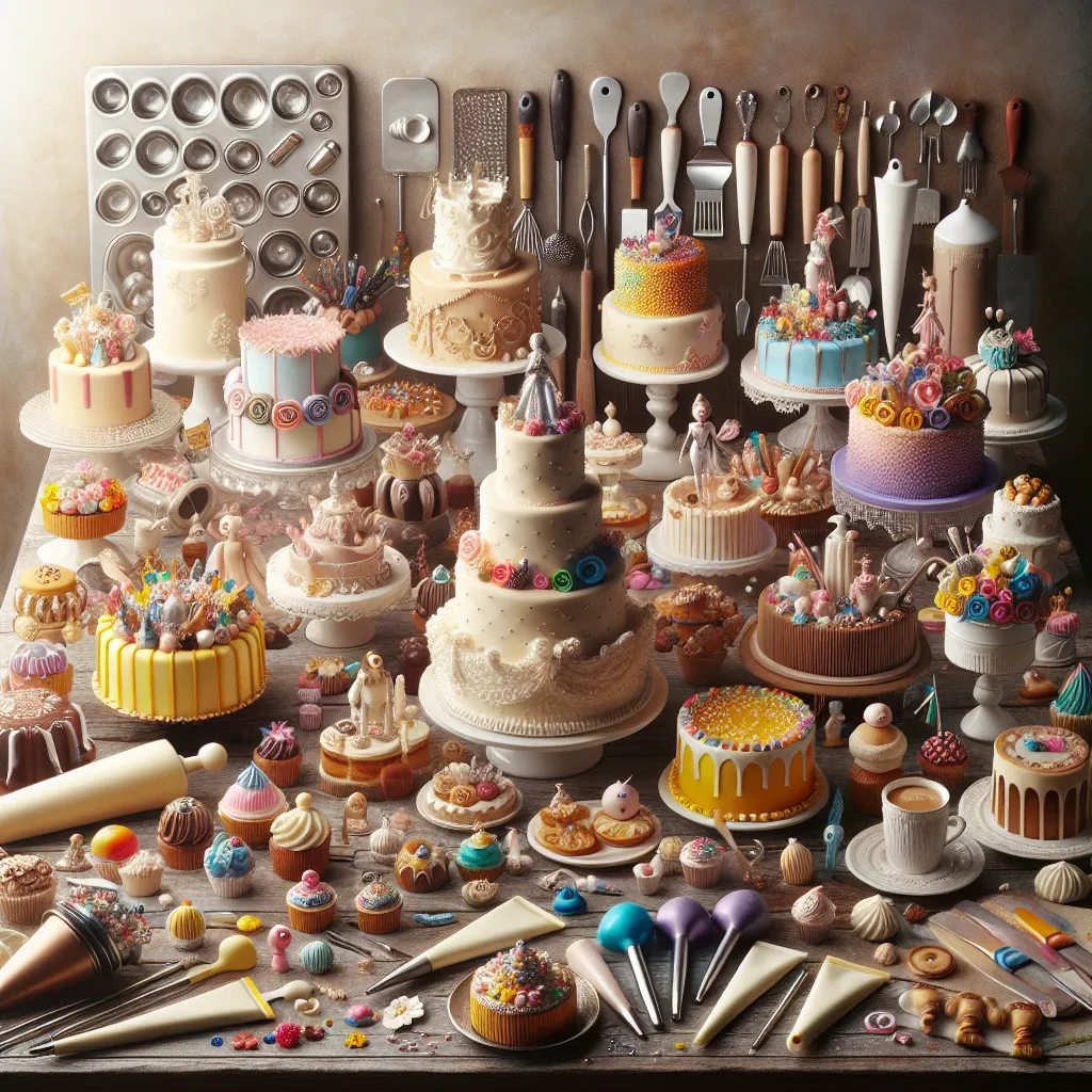 Kreatywne dekoracje tortów z unikalnymi akcesoriami cukierniczymi